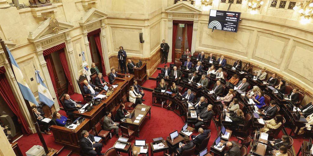 El Senado debate la reforma laboral y el nuevo Régimen Penal Juvenil en una sesión clave para el&nbsp;Gobierno